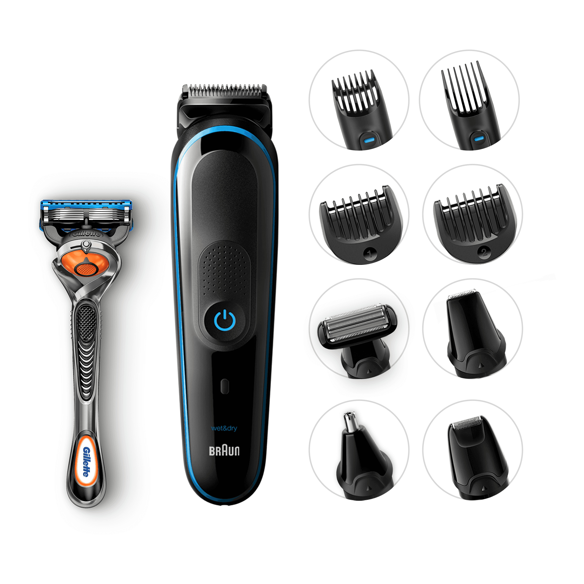Braun Multigroomer 9-in-1 All-in-one trimmer MGK5080, Beard Trimmer & Hair Clipper, Body Groomer, Detail Trimmer – image 6