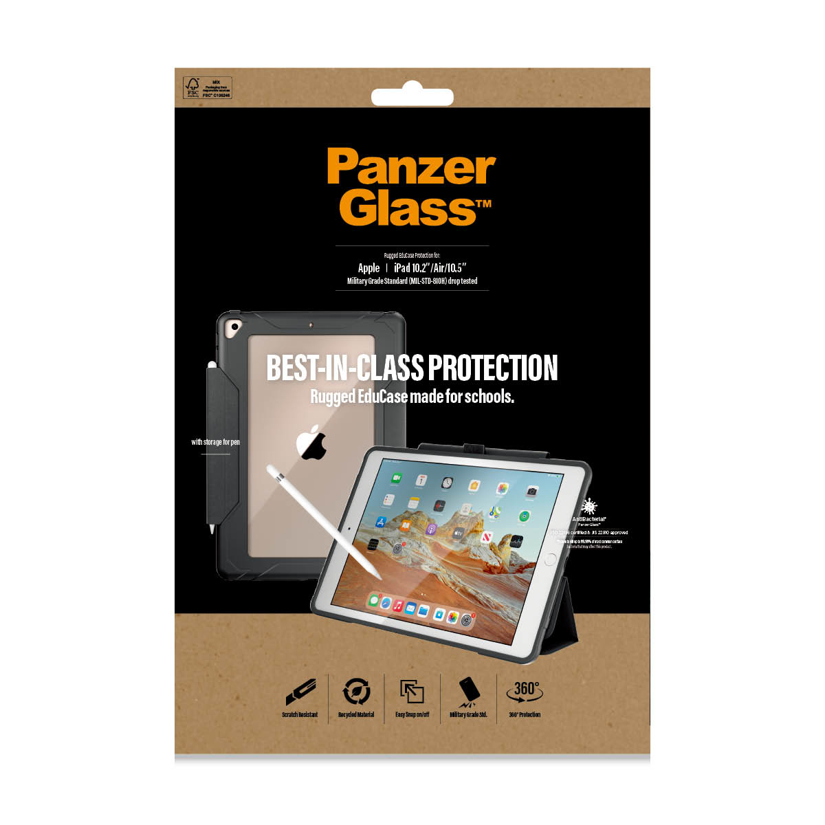PanzerGlass ® Rugged Flip cover iPad 10.2 | Air | 10.5 – image 2