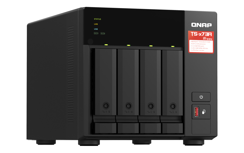 QNAP TS-473A-SW5T-US NAS/storage server Tower Ryzen Embedded V1500B – image 4