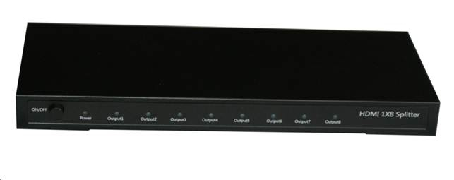 Microconnect MC-HMSP108 video splitter HDMI 8x HDMI – image 3