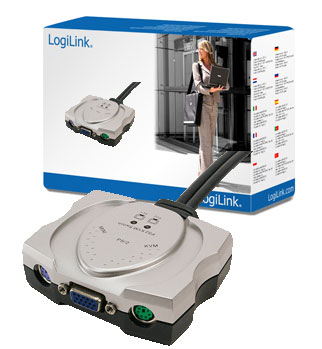 LogiLink KVM switch 2 port PS/2