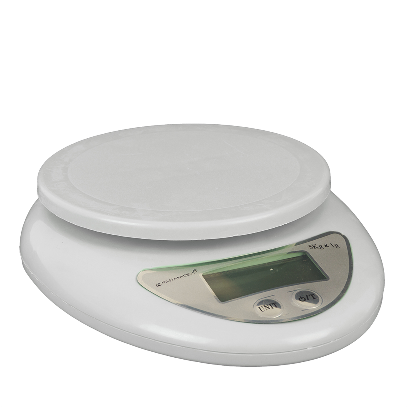 Pyramidea BC135 kitchen scale Transparent, White Countertop Round Electronic kitchen scale – image 3