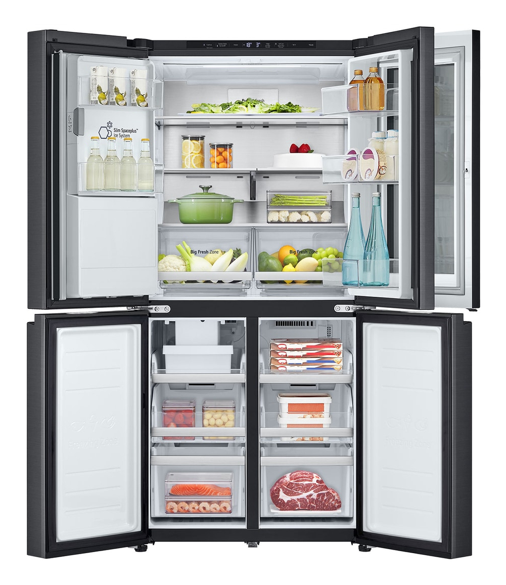 LG GF-V500MBLC side-by-side refrigerator Freestanding – image 6