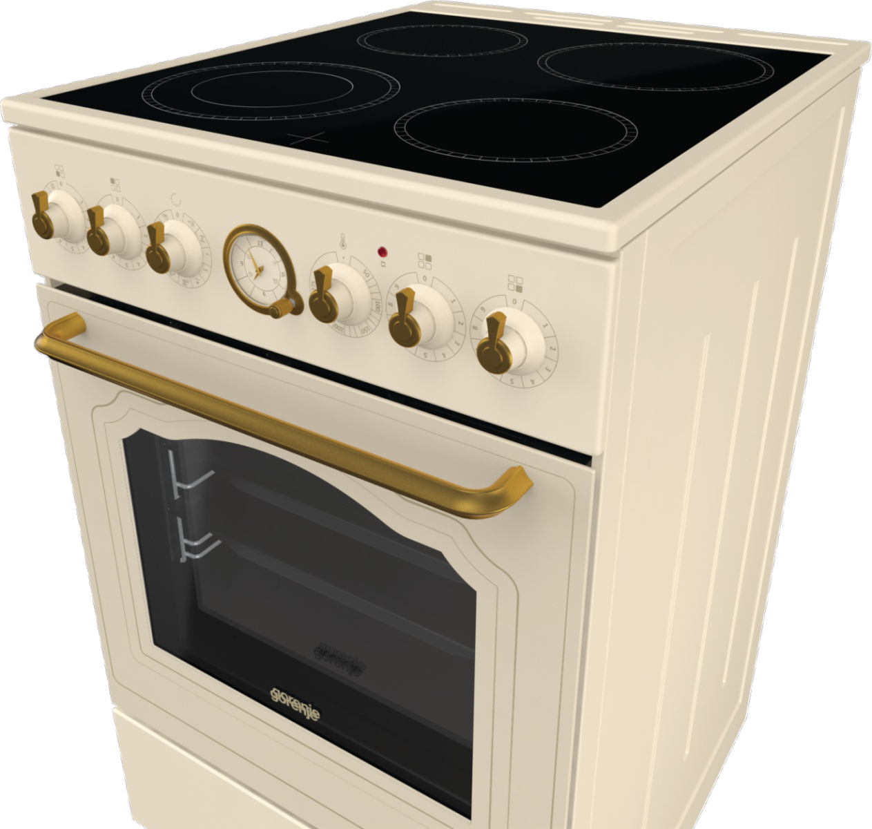 Gorenje ECS5250CLI Freestanding cooker Electric Zone induction hob Beige – image 5