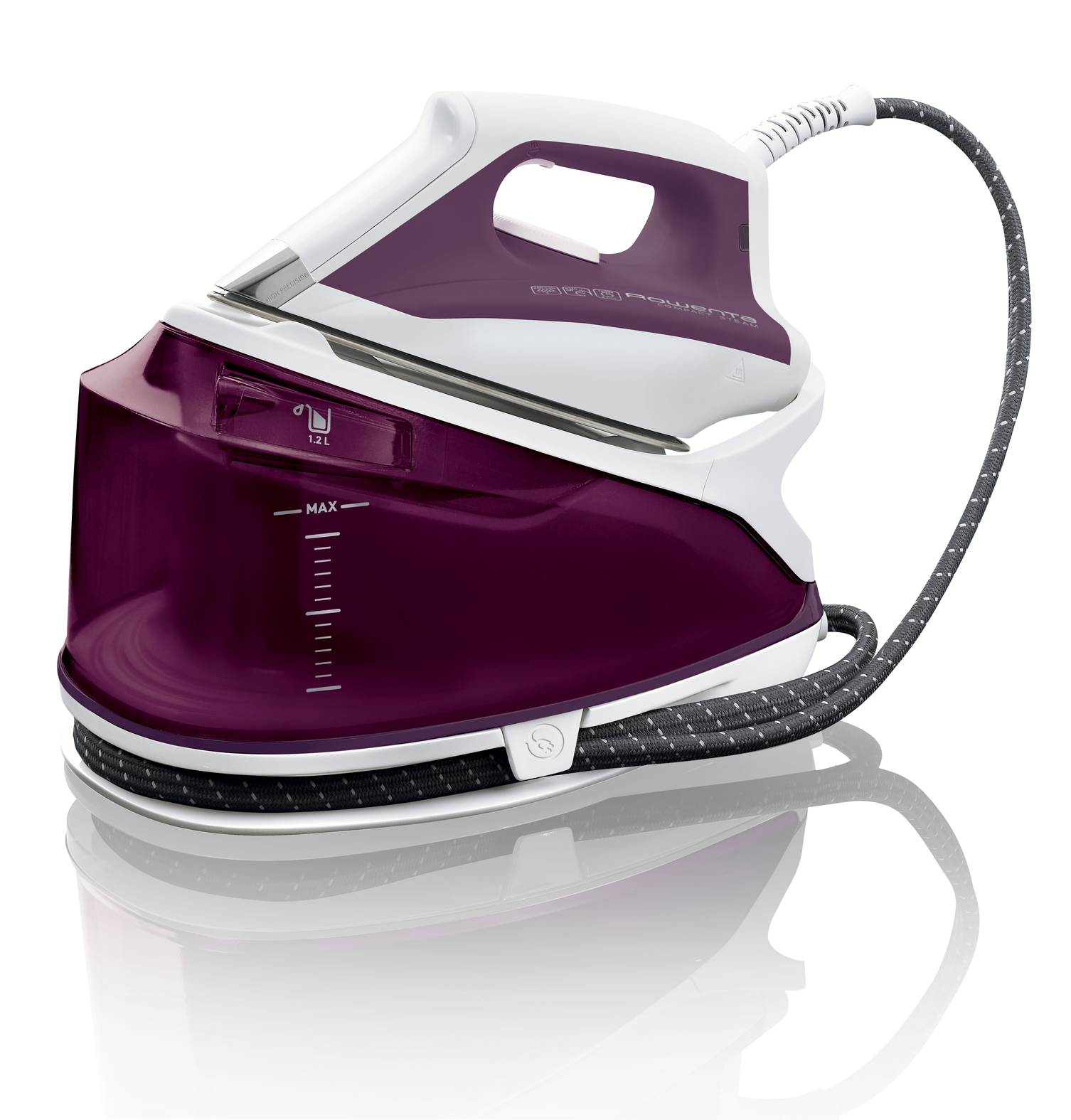 Rowenta DG751 2200 W 1.2 L Microsteam 400 soleplate Purple, White