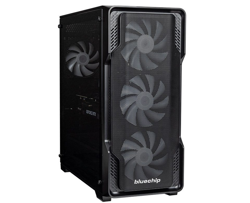 bluechip GAMINGline T7800 AMD Ryzen 7 7700X 16 GB DDR5-SDRAM 1 TB SSD NVIDIA GeForce RTX 4060 Windows 11 Home Midi Tower PC Nero