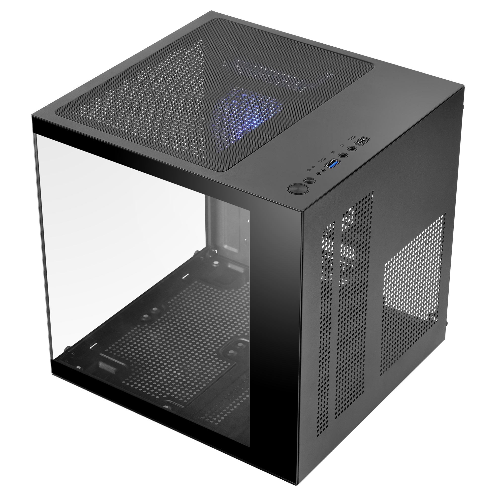 Mars Gaming MC-CUBE computer case Mini Tower Black image 4