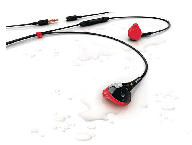 Philips SHQ1017GY Headset Wired In-ear Sports Black, Orange – image 2