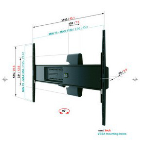 Vogel's EFW 8425 Wall mount Motion XL – image 2