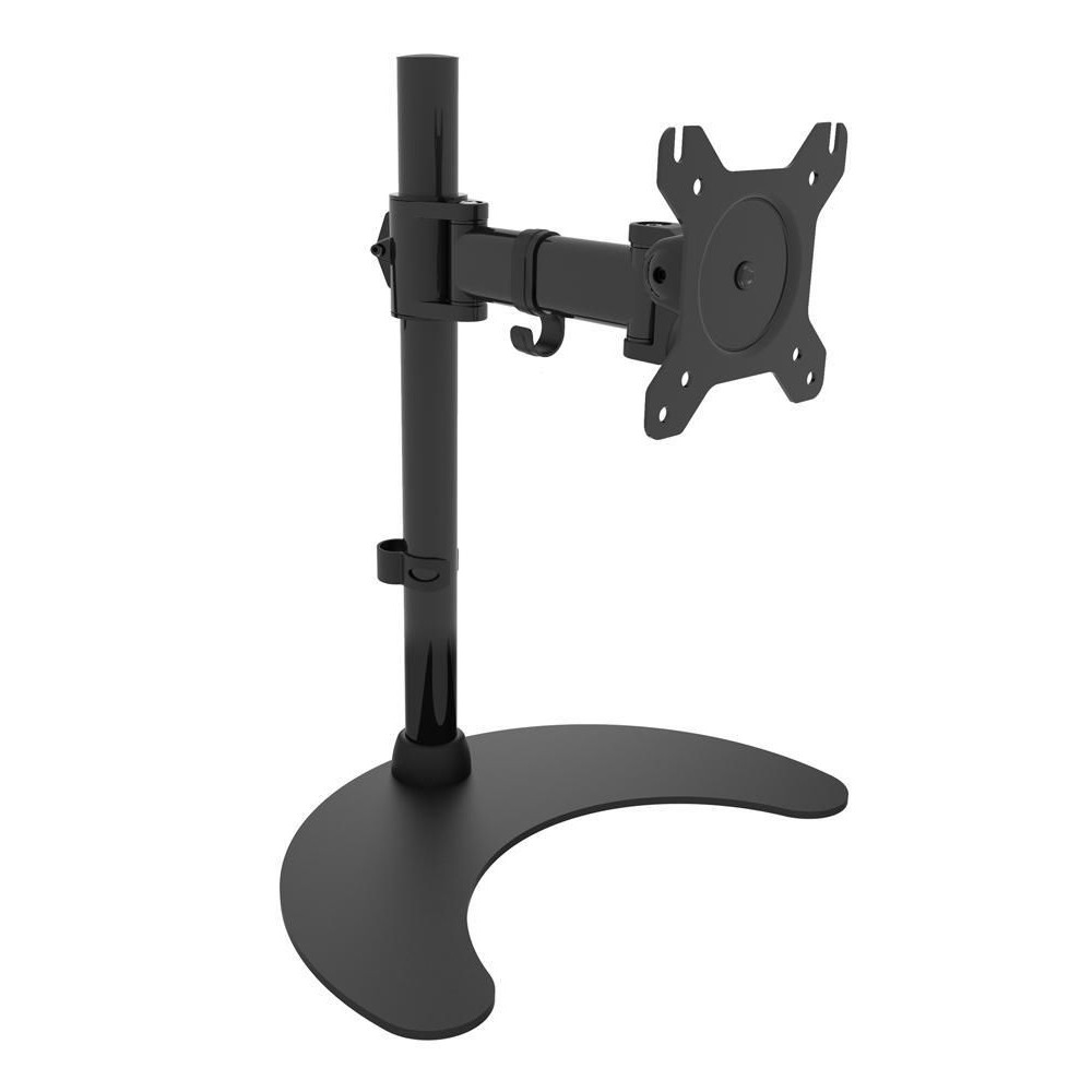 Techly Desk Stand for 1 Monitor 13 "-27" with Base h.400mm ICA-LCD 3400 68,6 cm (27") Scrivania Nero
