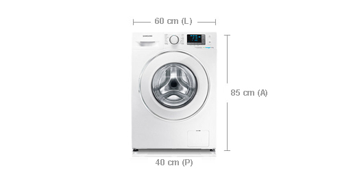 Samsung WF60F4E5W2W washing machine Front-load – image 6