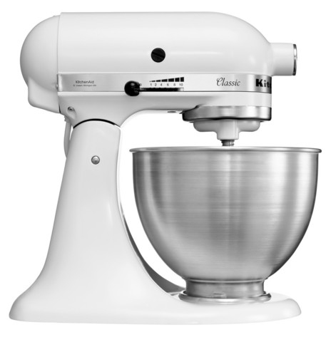 KitchenAid 5K45SSEWHKIT mikser Alusega mikser 275 W Valge