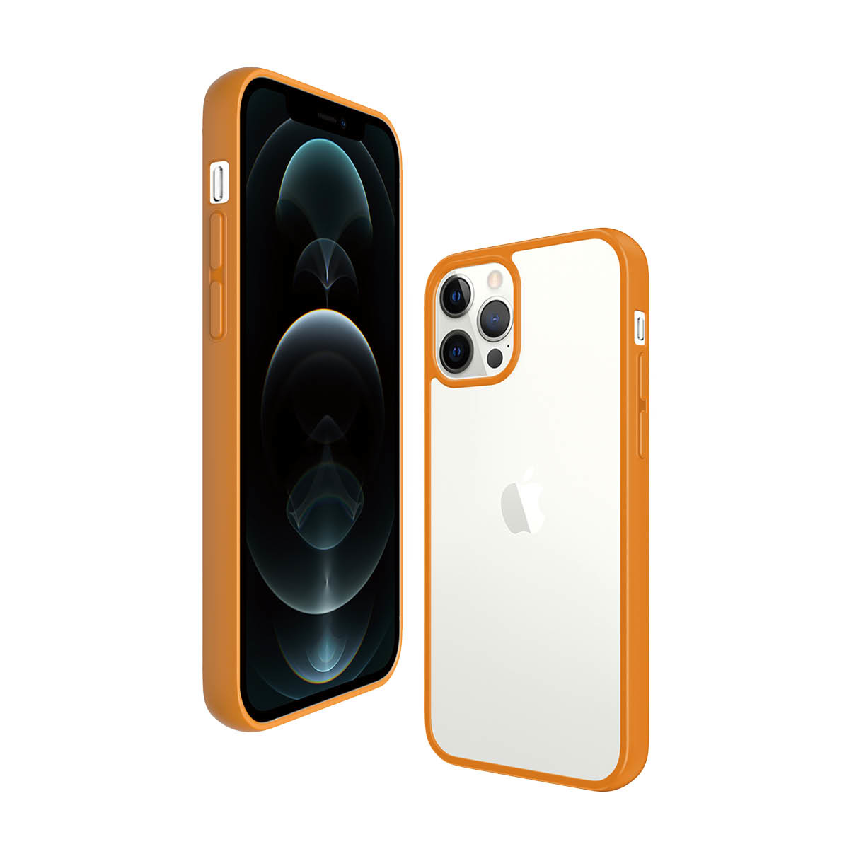 PanzerGlass ® ClearCaseColor™ iPhone 12 | 12 Pro - ® Orange Limited Edition