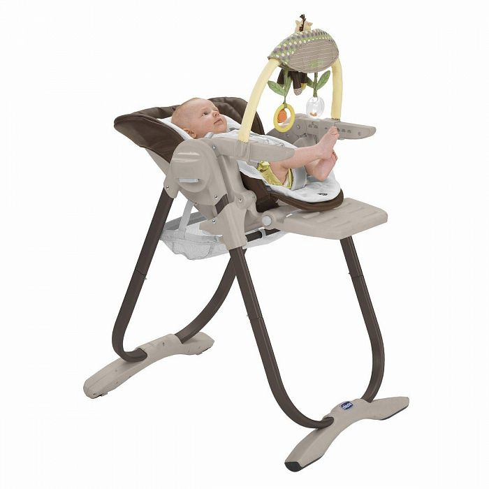 Resim Chicco Multifonksiyonel Mama Sandalyesi 07079090270000 - Kahverengi, 3 Noktalı Emniyet Kemeri