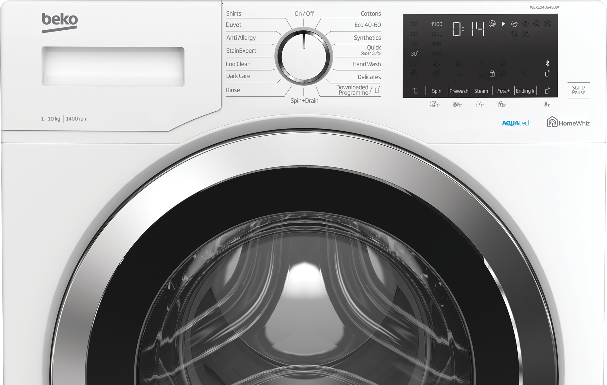 Beko WEX104064E0W washing machine Front-load – image 3