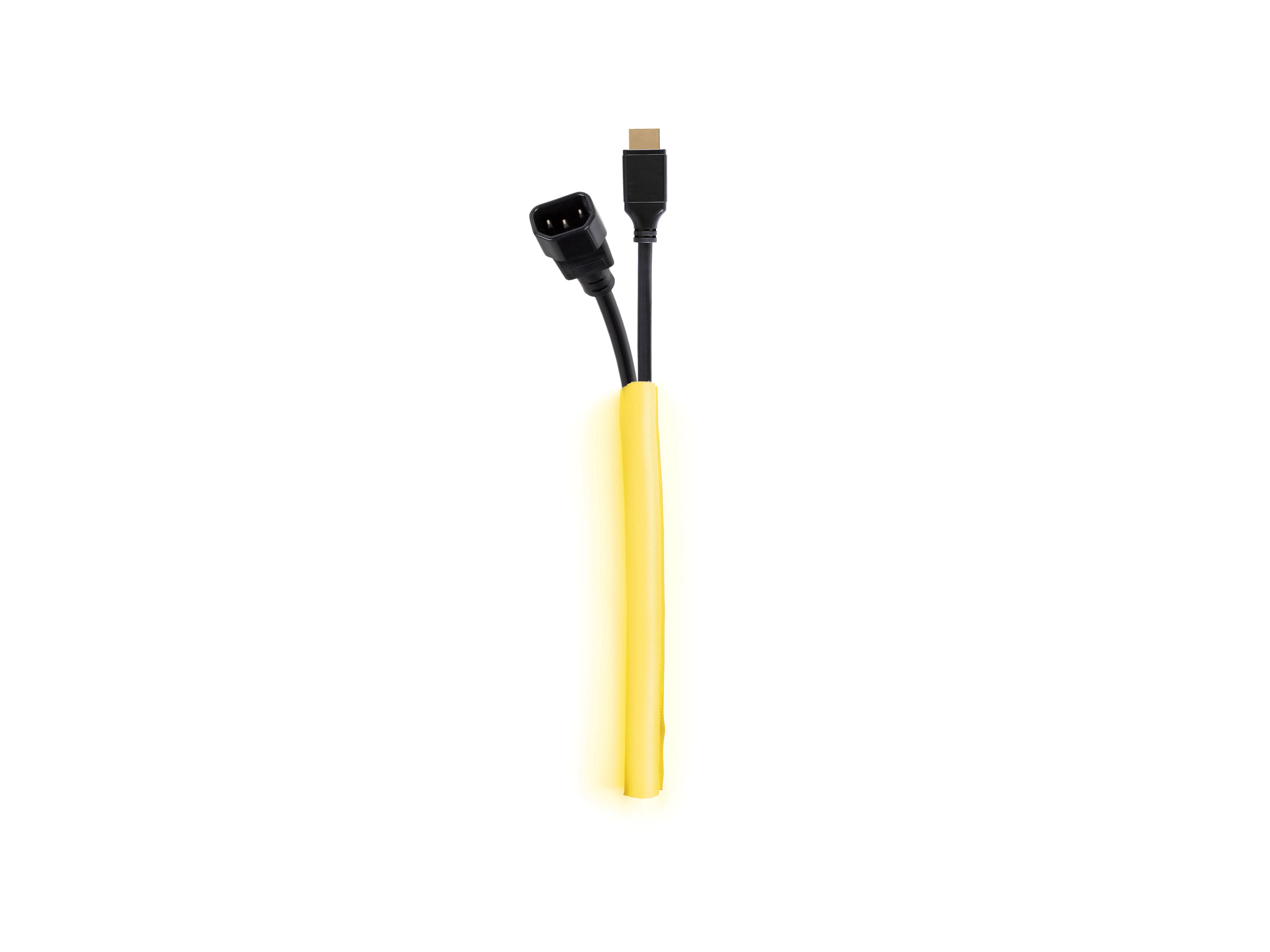 Multibrackets M Universal Kendinden Sarılan Kablo Çorabı - 10mm Genişlik, 25m Uzunluk, Sarı