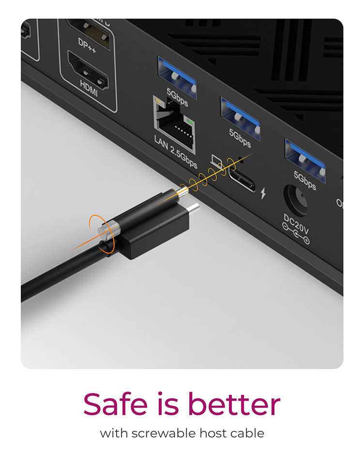 ICY BOX 17-in-1 DisplayLink Notebook DockingStation – image 5