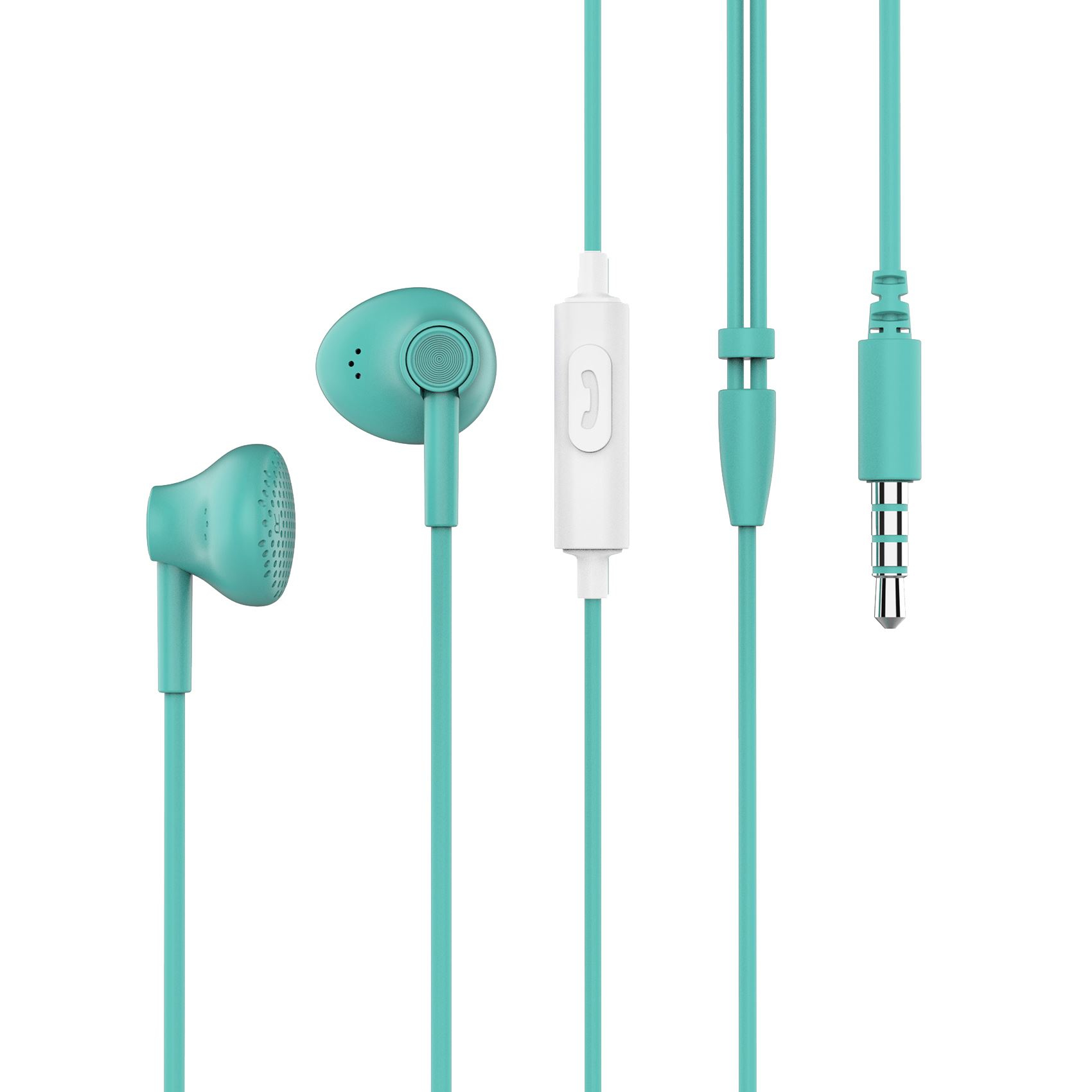 Celly PT-WDE001L headphones/headset Wired In-ear Calls/Music Cyan