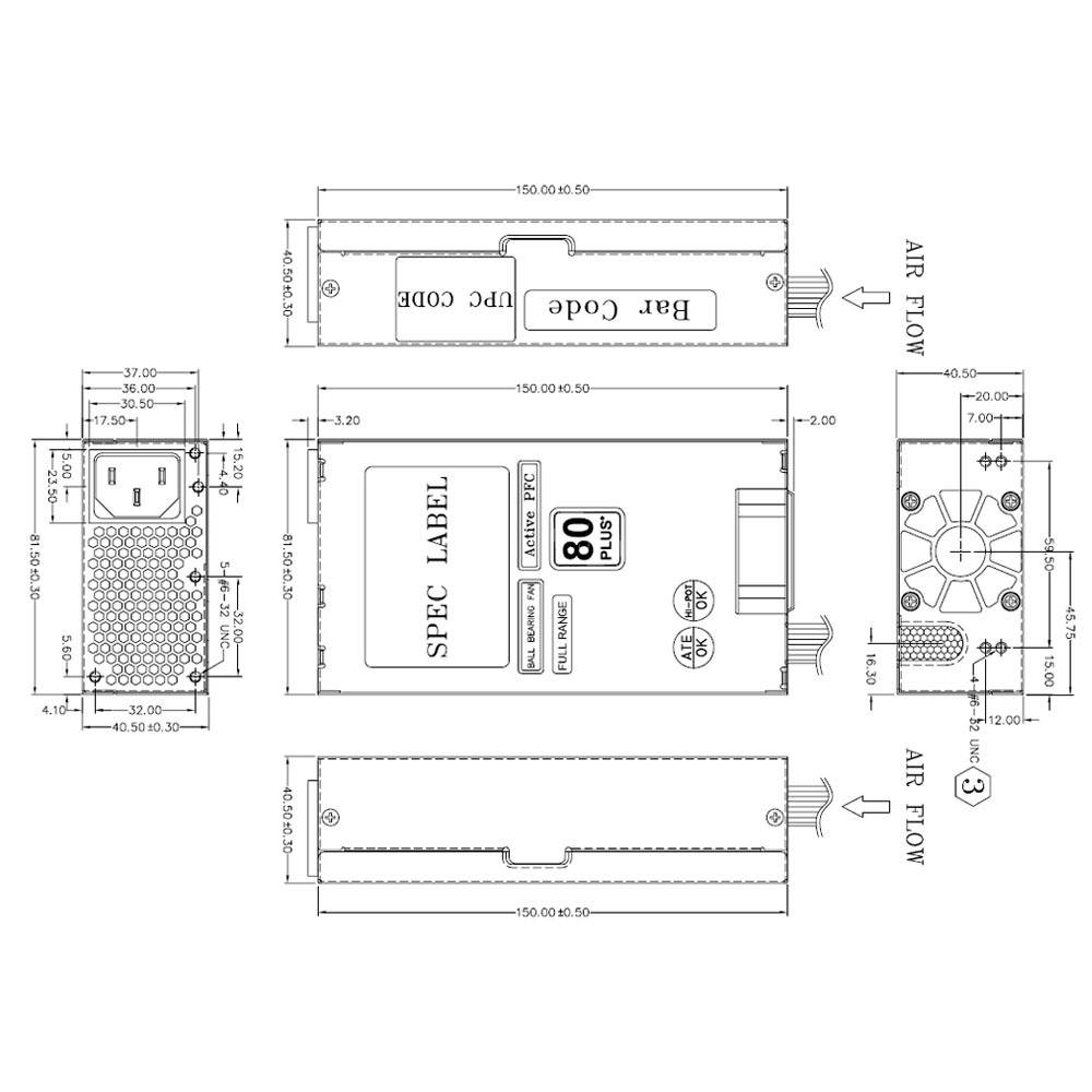 FSP220-60LE(80) power supply unit – image 4