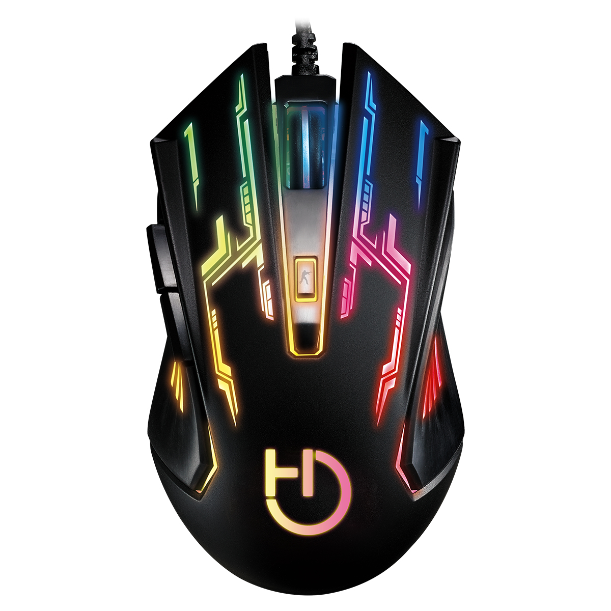 Hiditec GX12 mouse Gaming Right-hand USB Optical 2400 DPI