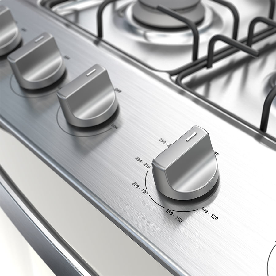 Whirlpool WFR3200D cooker Freestanding cooker Gas Grey – image 4