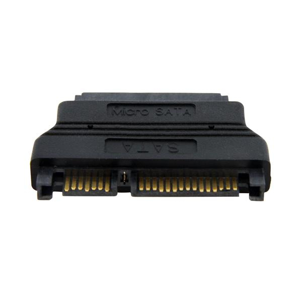 Adaptador Micro SATA Hembra - SATA Hembra, Negro MCSATAADAP