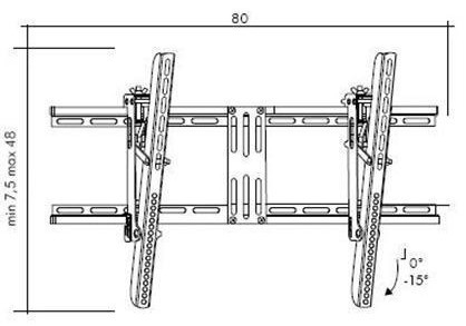 Nilox AMLI604526/B TV mount/stand – image 2