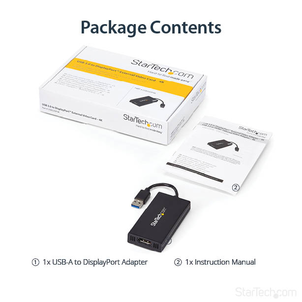 StarTech.com USB 3.0 to DisplayPort Adapter - DisplayLink Certified - 4K – image 9