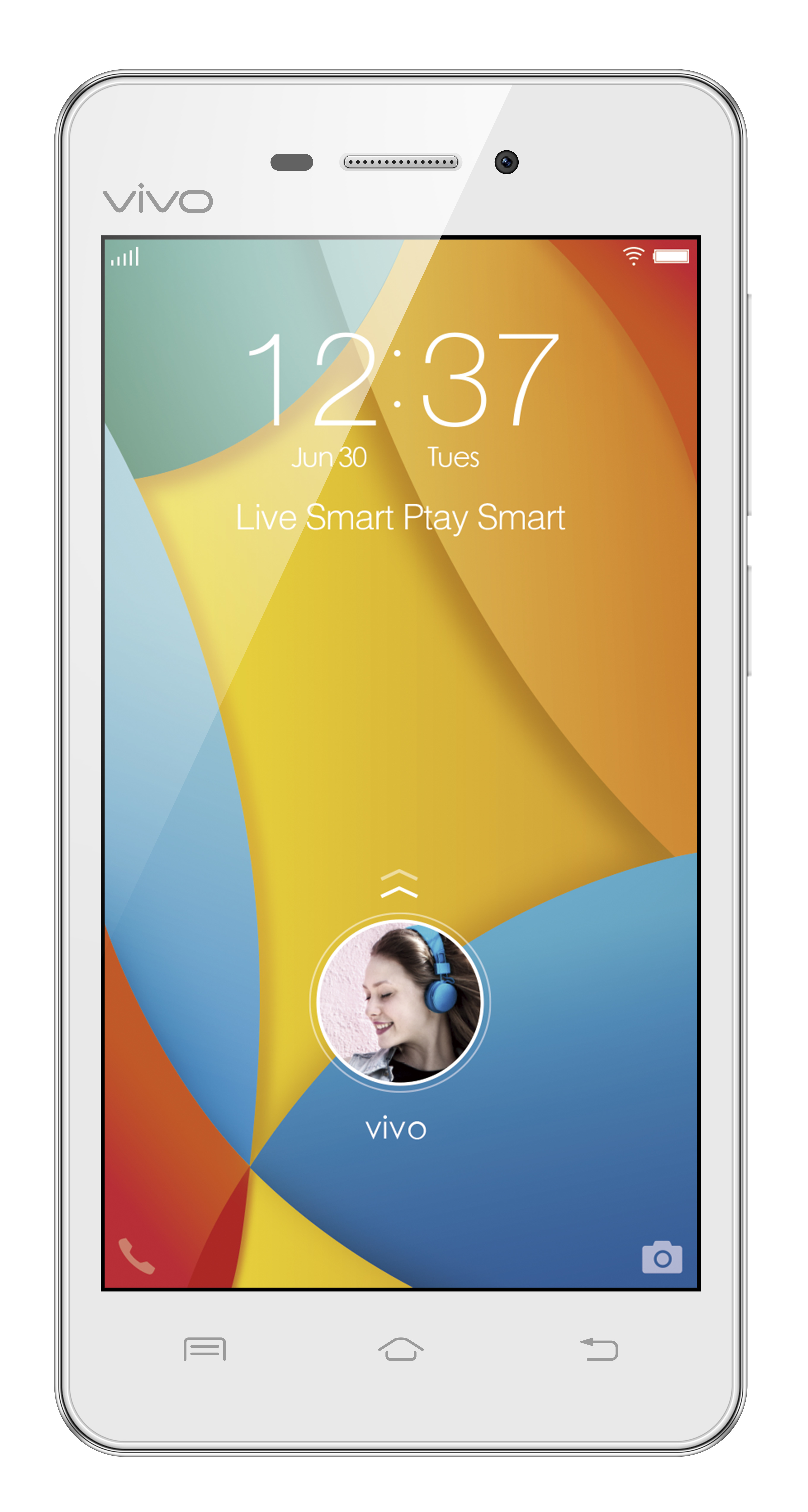 vivo Y31L 11.9 cm (4.7") Android 5.1 4G Micro-USB 1 GB 16 GB 2200 mAh White