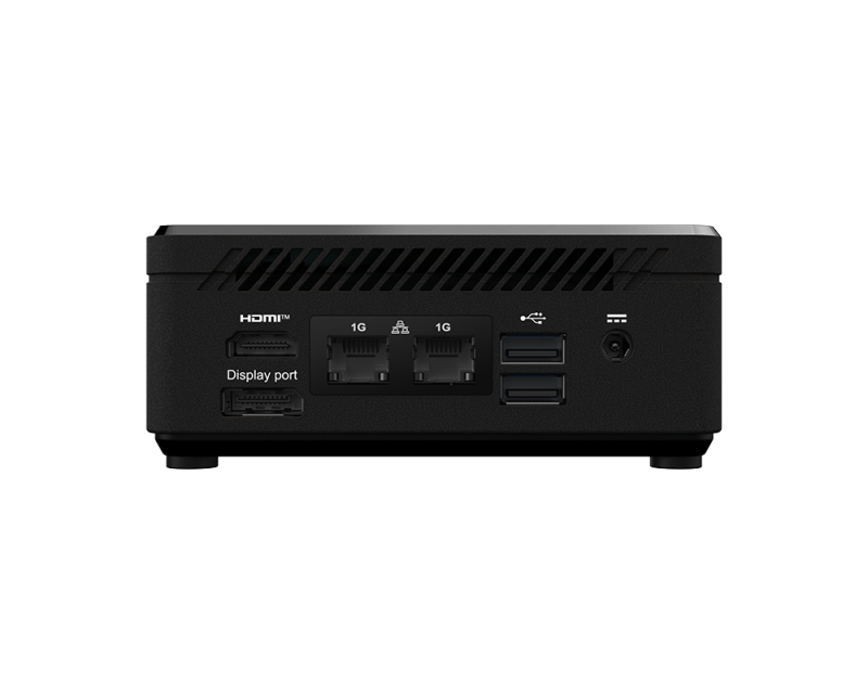 MSI Cubi ADL-019BUS Intel Pentium N N200 DDR4-SDRAM HDD+SSD Mini PC Workstation Black image 4