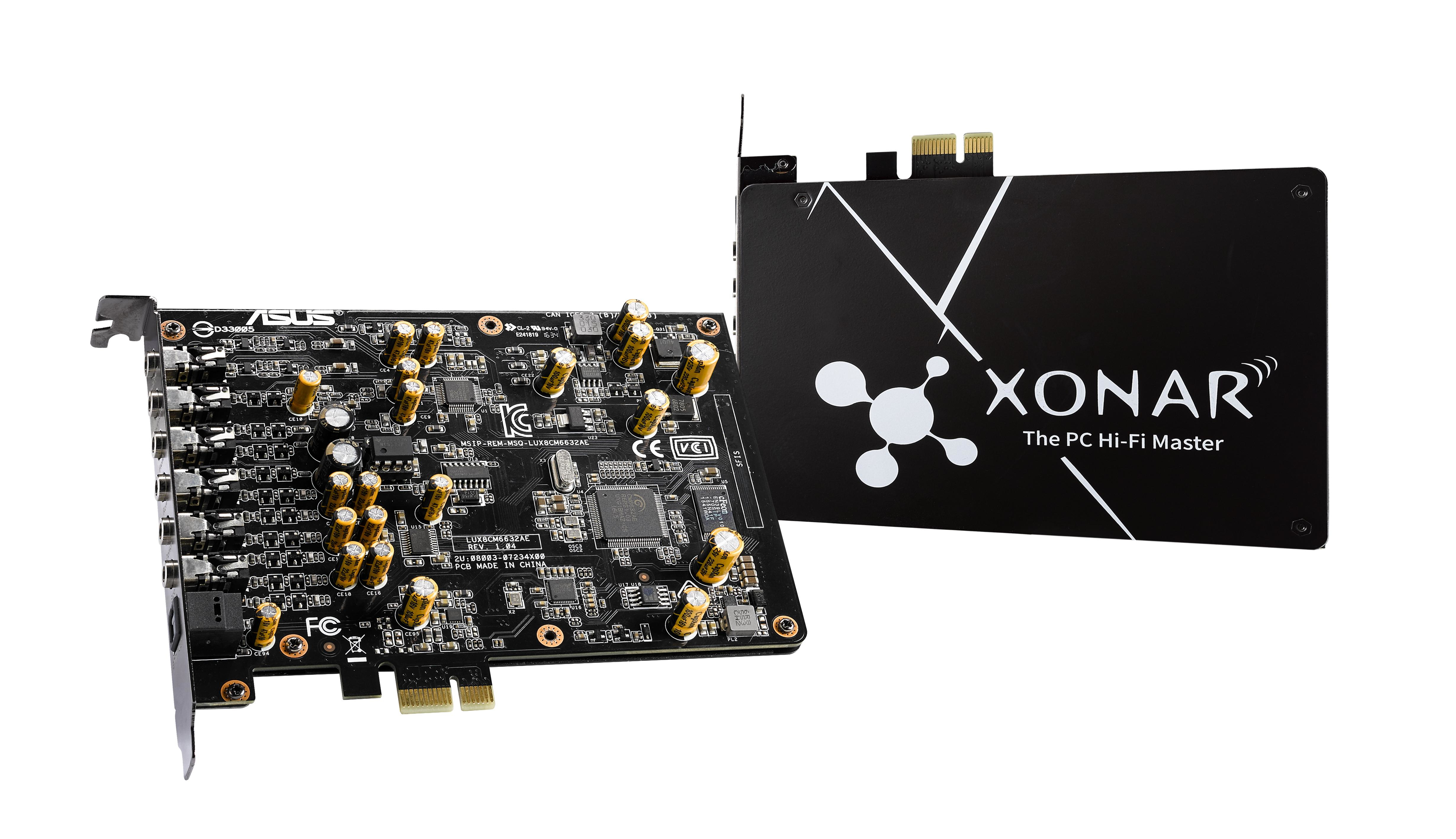 THE ASUS XONAR AE DELIVERS 7.1-CHANNEL, 192KHZ/24-BIT HI-RES AUDIO WITH A 110DB