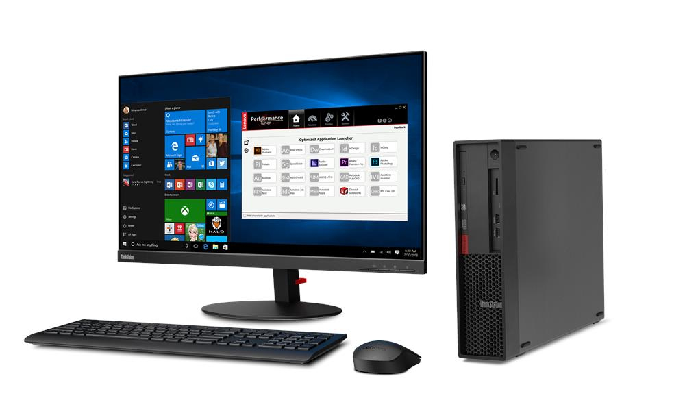 Lenovo ThinkStation P330 SFF Gen 2 Intel® Core™ i7 i7-9700 8 GB DDR4-SDRAM NVIDIA® Quadro® P620 Windows 10 Pro Workstation image 1