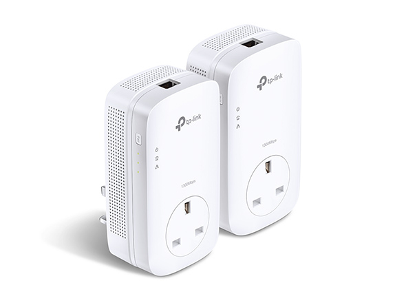 TP-Link TL-PA8010P KIT - V2 - Starter Kit - powerline adapter kit - 1GbE, HomePlug AV (HPAV), HomePlug AV (HPAV) 2.0, IEEE 1901 - wall-pluggable (pack of 2)