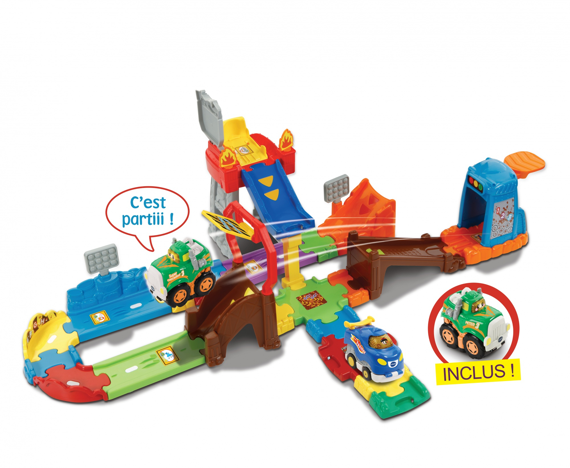 VTech 80-503705 لعبة سيارات متعددة الألوان