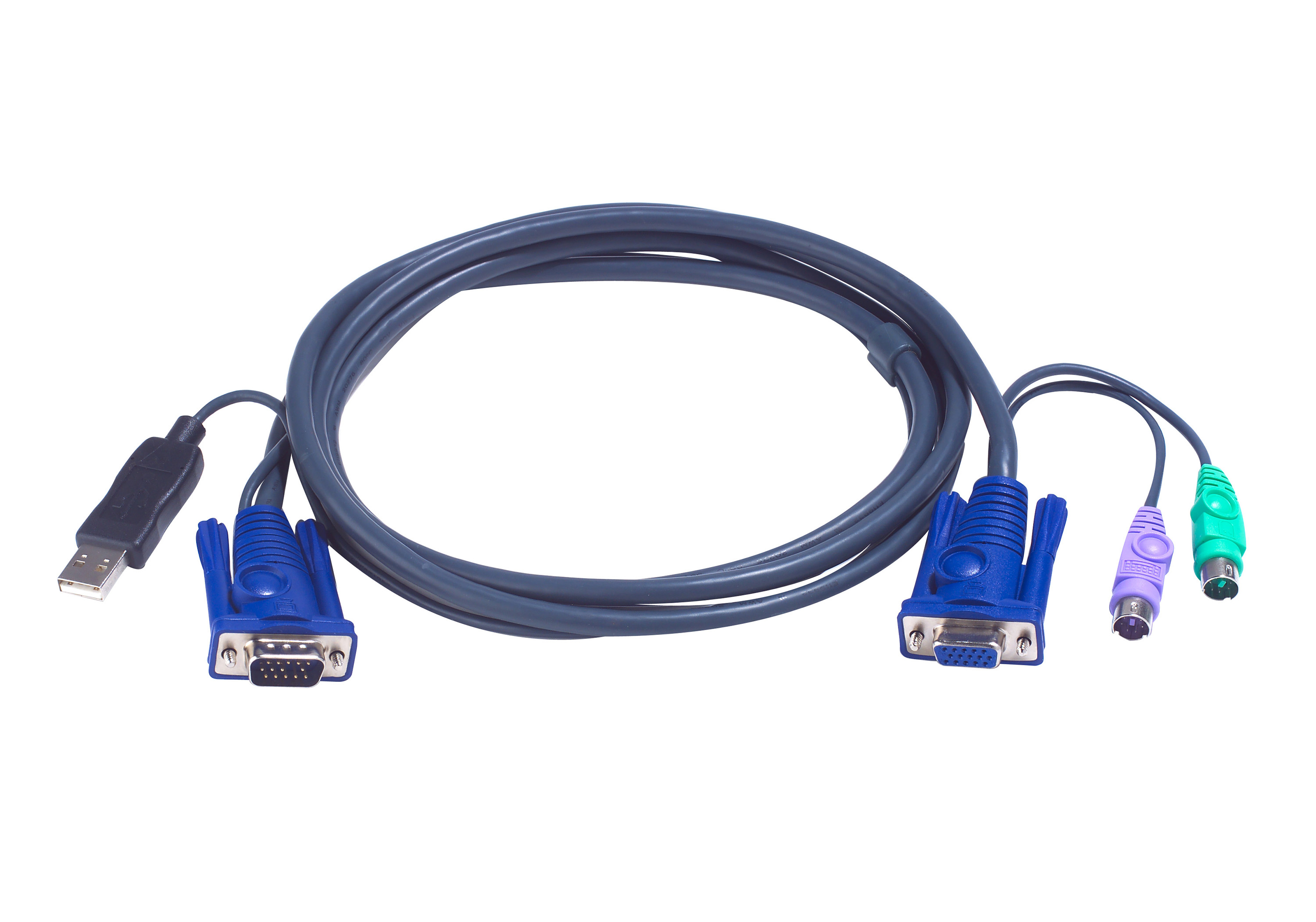 ATEN 2L5506UP KVM-kaapeli Musta 6 m