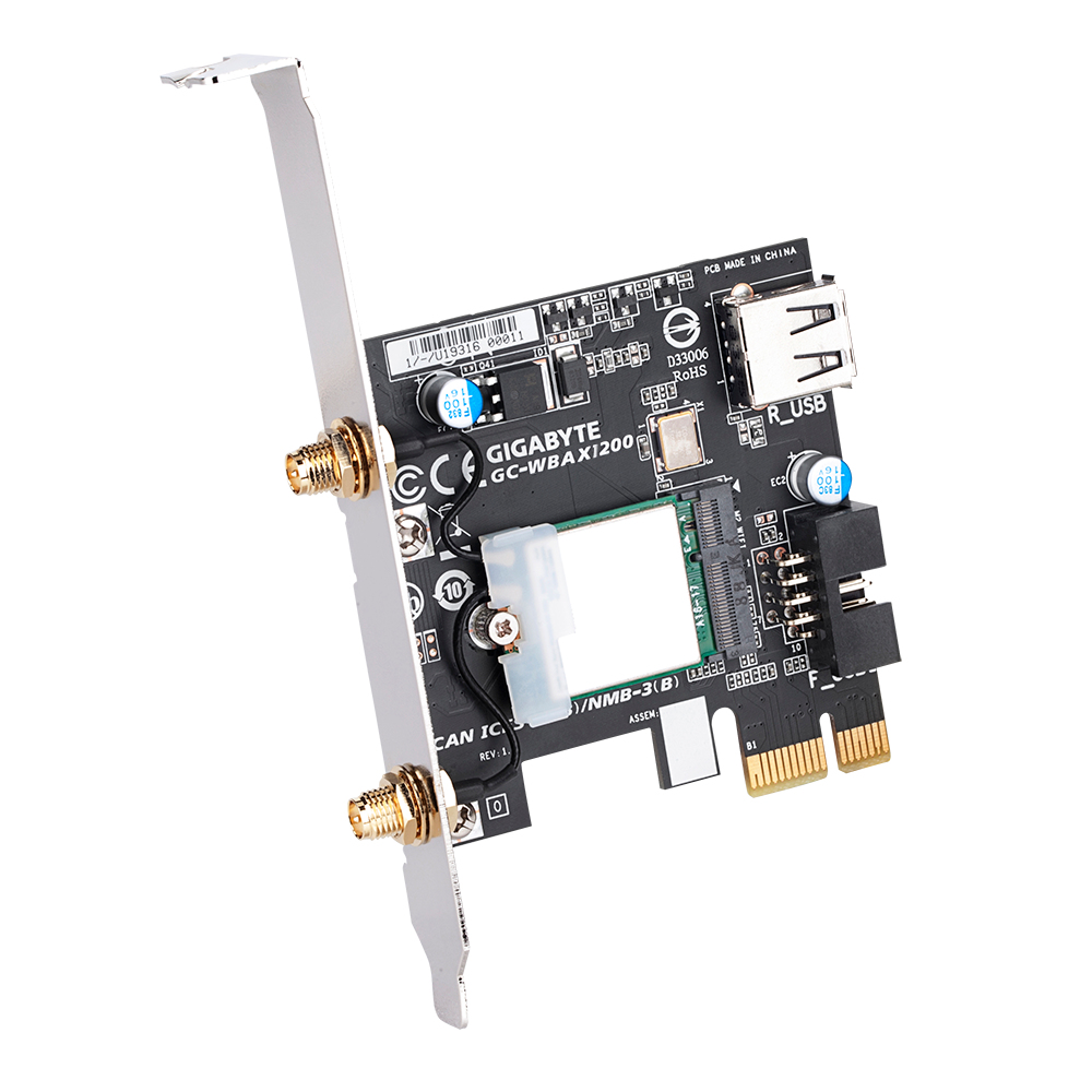 GIGABYTE GC-WBAX1200 network card Internal WLAN / Bluetooth 1200 Mbit/s – image 2