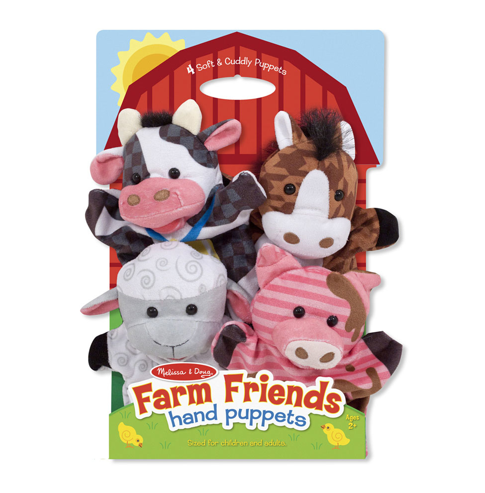 صورة Melissa & Doug 9080 مجموعة دمى يدوية حيوانات
