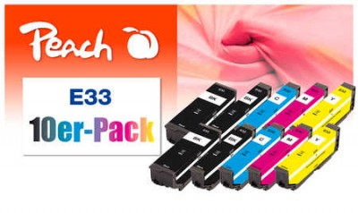 Peach 320206 ink cartridge 10 pc(s) Compatible Standard Yield Black, Cyan, Magenta, Yellow