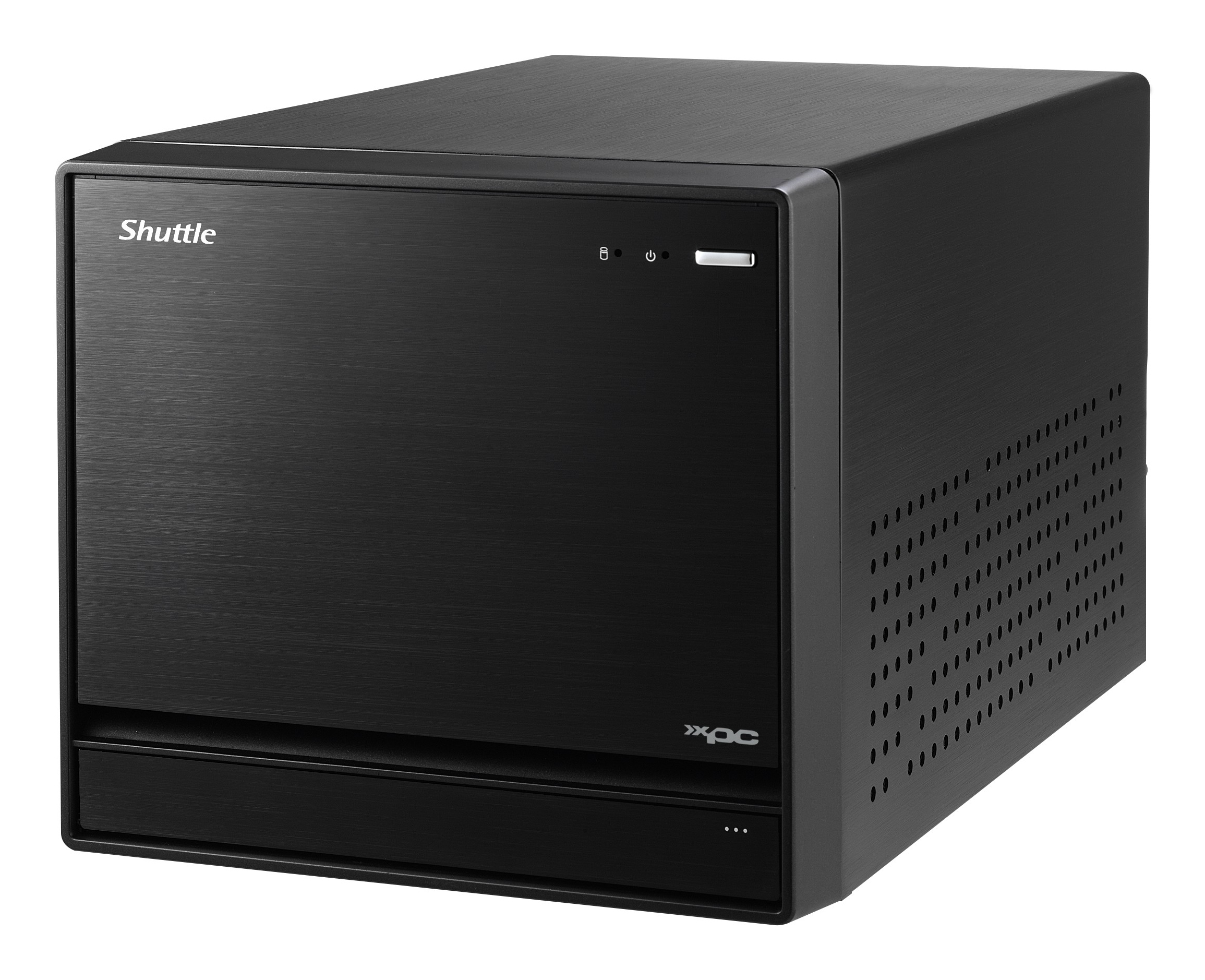 Shuttle XPC cube Barebone SW580R8 – S1200, Intel W580, vPRO, 4x LAN (2x 1Gb & 2x 2.5Gb), 4x 3.5″ HDD bays image 2