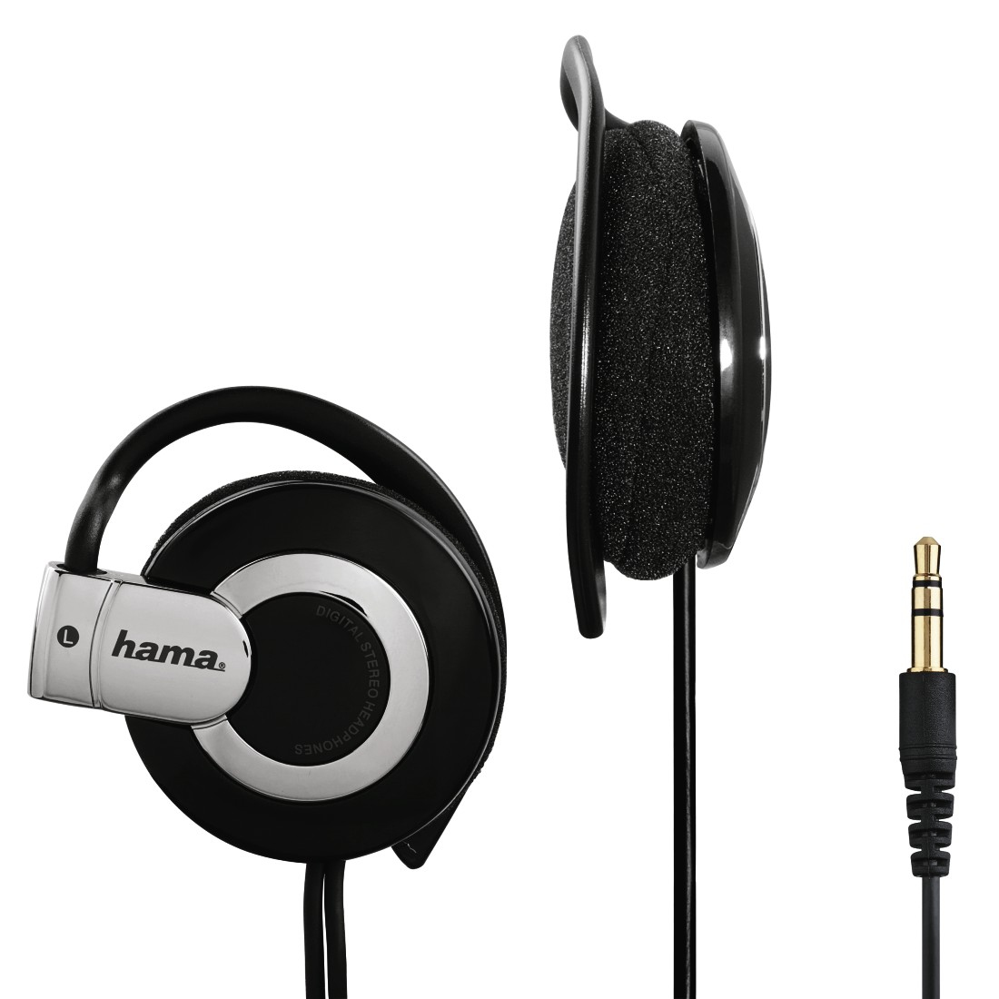 Hama HK3103 Headphones Wired Ear-hook Black