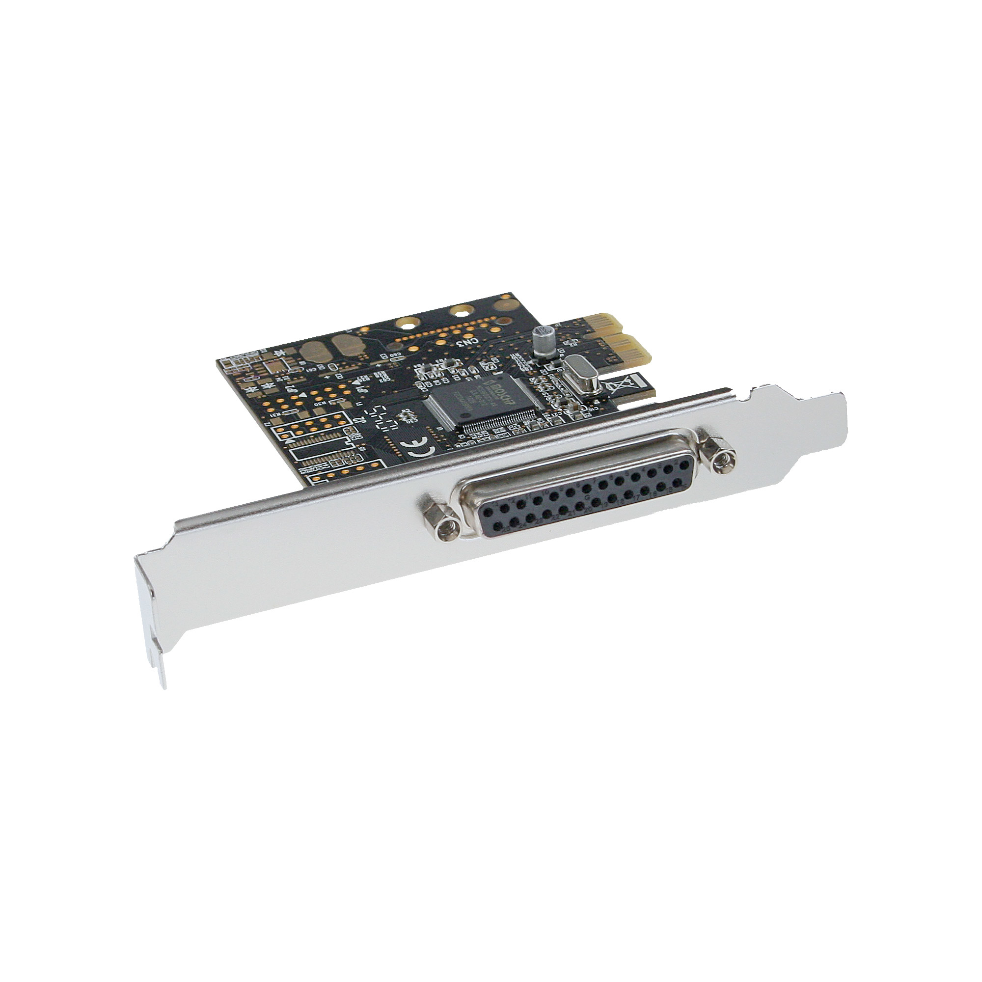 InLine Parallel Port Interface Card ECP + EPP + SPP Controller PCI-E