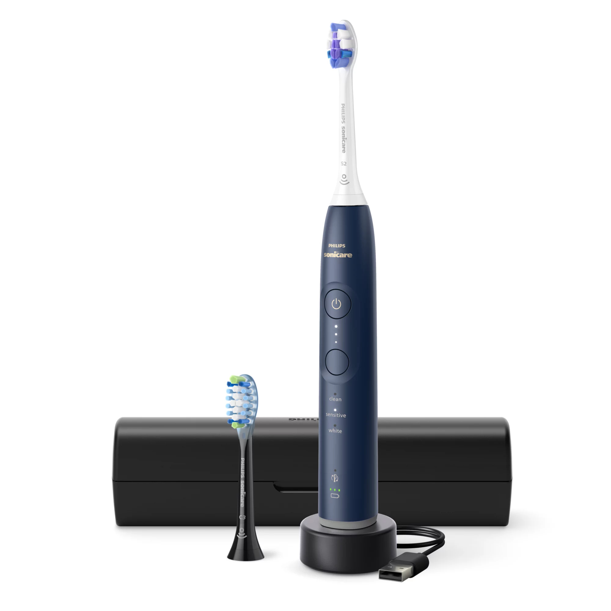 Philips HX7413/07 electric toothbrush Adult Sonic toothbrush White – image 1
