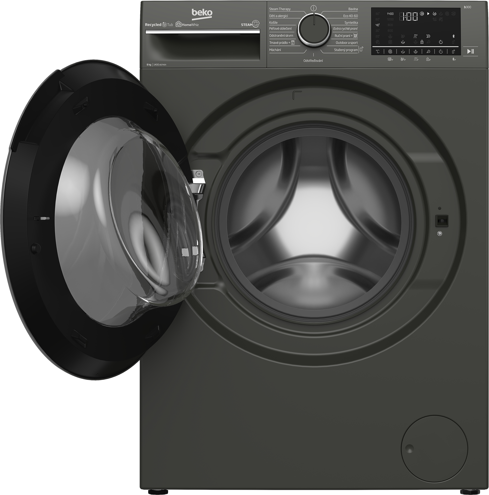 Beko B5WFU58418MCSHBC washing machine Front-load – image 3