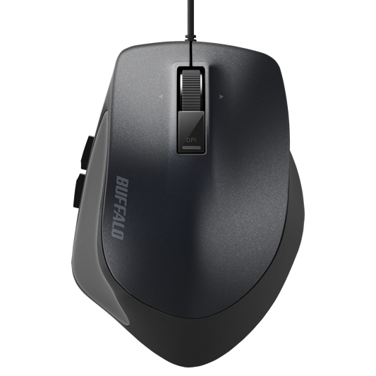 Buffalo BSMBU500L mouse Office Right-hand USB Type-A Optical 1600 DPI