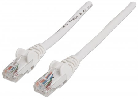 WHITE, 2FT, CAT6 PATCH CABLE. GOLD-PLATED CONTACTS FOR BEST CONNECTION. PVC CABL