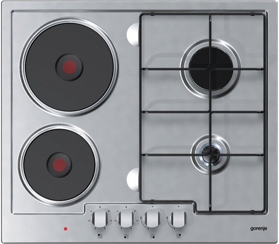 Gorenje K6N2AX hob Stainless steel Built-in Combi 4 zone(s)