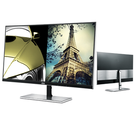 AOC I2777FQ computer monitor 68.6 cm (27″) 1920 x 1080 pixels Full HD LED Black, Silver image 2