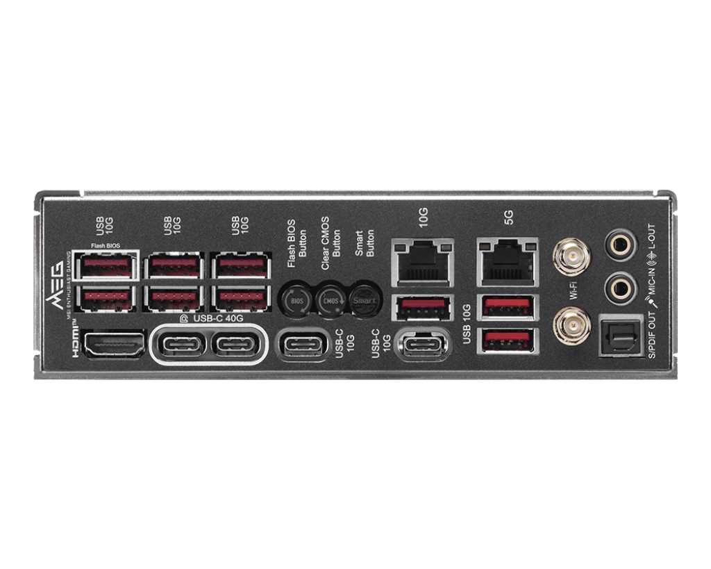 Motherboard AM5 ATX MSI MEG X870E ACE MAX, 256GB RAM DDR5 Max, 2 M.2 PCIe 5 + 3 M.2 PCIe 4, Wi-Fi 7 + BT 5.4
