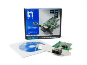 LevelOne 100BASE-FX MMF SC PCIe Network Card – image 6