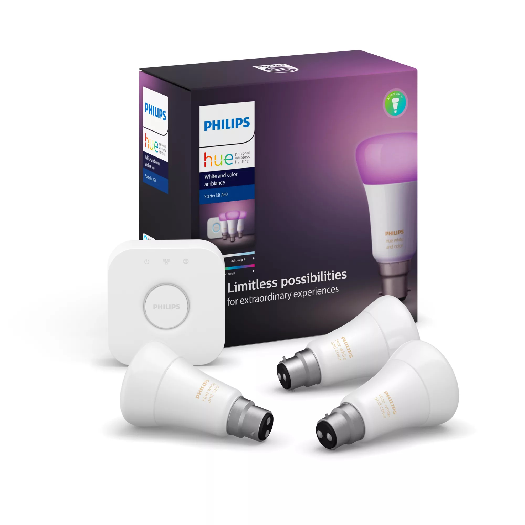 Philips by Signify Philips Hue White and colour ambience 8718699718978 smart lighting Smart lighting kit Bluetooth/Zigbee – image 2